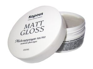 Моделирующая паста для волос сильной фиксации ''Matt gloss" Kapous