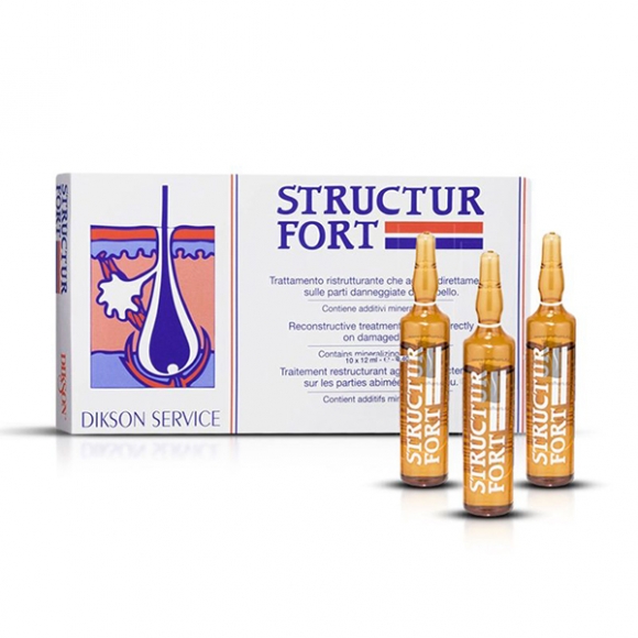 Ампулы для восстановления волос DIKSON Structur Fort