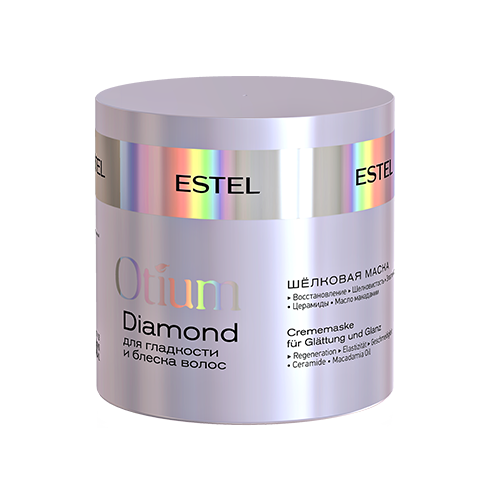 Шелковая маска для гладкости и блеска волос Estel Otium Diamond