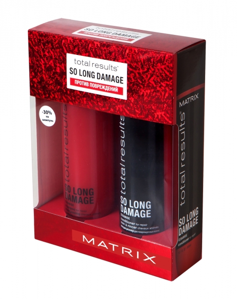 Набор для поврежденных волос Matrix So Long Damage